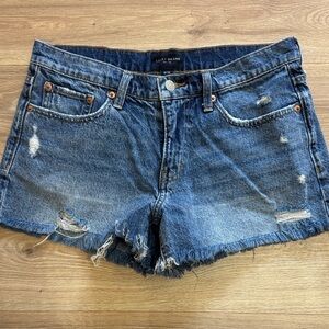 Lucky Brand Distressed Blue Jean Shorts